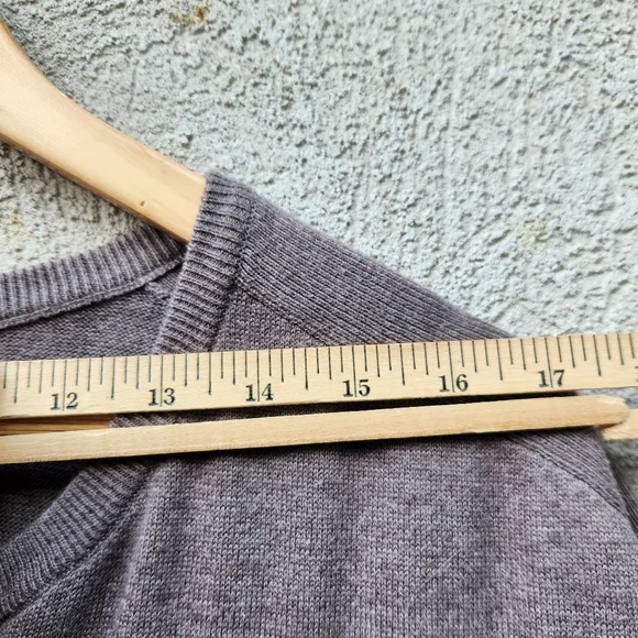 Athleta Knit Dress Women's Medium Taupe Classic Minimalist Neutral Staple Piece - Picture 9 of 11